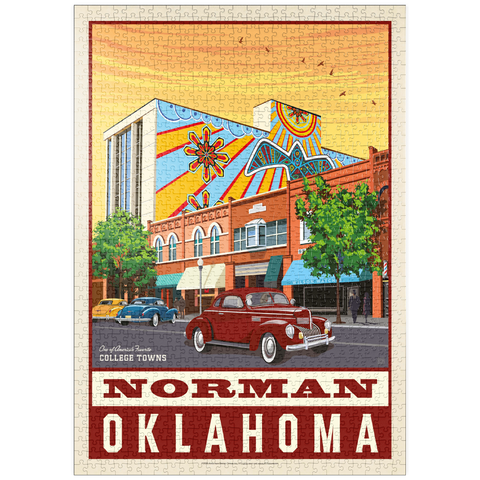 Darstellung des Puzzle Motivs American College Towns: Norman, Oklahoma puzzleplate American College Towns: Norman, Oklahoma 1000 Puzzle