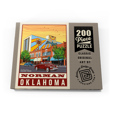 Darstellung des Puzzle Motivs American College Towns: Norman, Oklahoma 200 Puzzle Schachtel Ansicht3