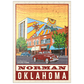 Darstellung des Puzzle Motivs American College Towns: Norman, Oklahoma - Puzzleteile: 200