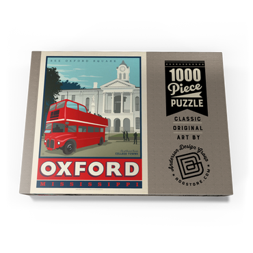 Darstellung des Puzzle Motivs American College Towns: Oxford, Mississippi 1000 Puzzle Schachtel Ansicht3