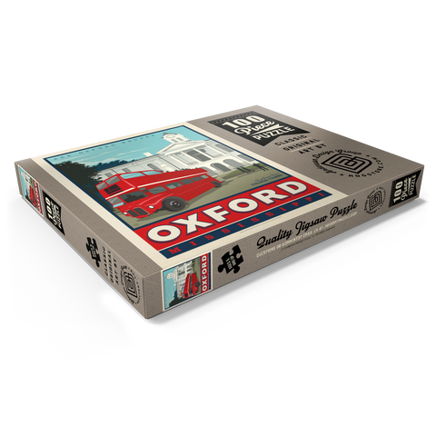 Darstellung des Puzzle Motivs American College Towns: Oxford, Mississippi American College Towns: Oxford, Mississippi 100 Puzzle Schachtel Ansicht1