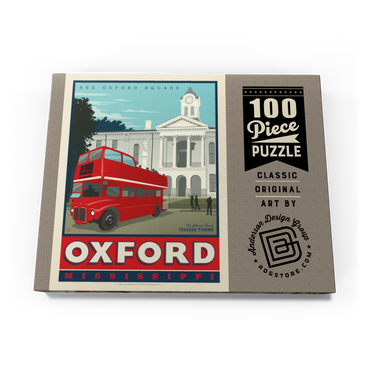 Darstellung des Puzzle Motivs American College Towns: Oxford, Mississippi 100 Puzzle Schachtel Ansicht3
