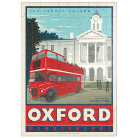 Darstellung des Puzzle Motivs American College Towns: Oxford, Mississippi - Puzzleteile: 100