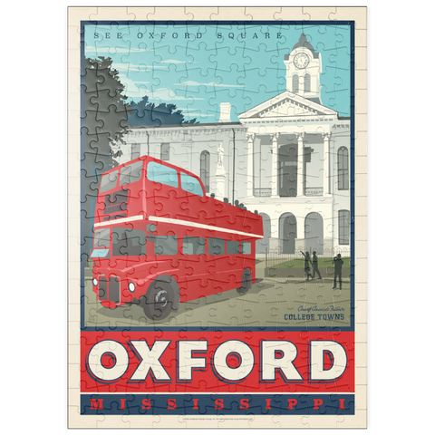 Darstellung des Puzzle Motivs American College Towns: Oxford, Mississippi puzzleplate American College Towns: Oxford, Mississippi 200 Puzzle