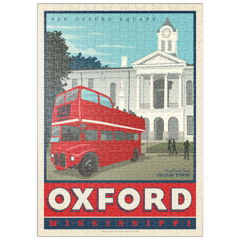Darstellung des Puzzle Motivs American College Towns: Oxford, Mississippi puzzleplate American College Towns: Oxford, Mississippi 500 Puzzle