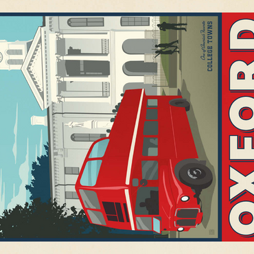 Darstellung des Puzzle Motivs American College Towns: Oxford, Mississippi 500 Puzzle 3D Modell