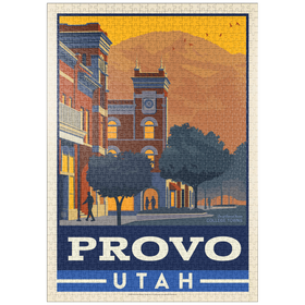 Darstellung des Puzzle-Motivs American College Towns: Provo, Utah – Puzzleteile: 1000