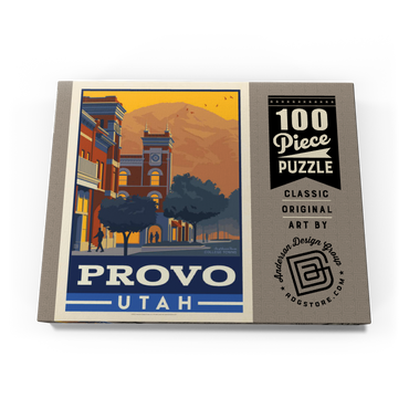 Darstellung des Puzzle Motivs American College Towns: Provo, Utah 100 Puzzle Schachtel Ansicht3
