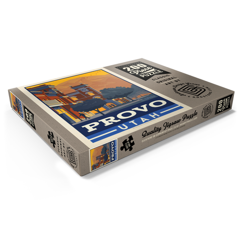 Darstellung des Puzzle Motivs American College Towns: Provo, Utah American College Towns: Provo, Utah 200 Puzzle Schachtel Ansicht1