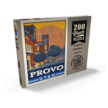 Darstellung des Puzzle Motivs American College Towns: Provo, Utah 200 Puzzle Schachtel Ansicht2