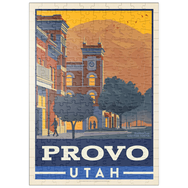 Darstellung des Puzzle Motivs puzzleplate American College Towns: Provo, Utah 200 Puzzle