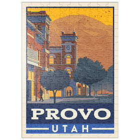 Darstellung des Puzzle Motivs American College Towns: Provo, Utah - Puzzleteile: 200
