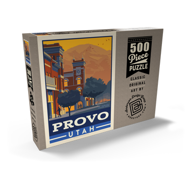 Darstellung des Puzzle Motivs American College Towns: Provo, Utah 500 Puzzle Schachtel Ansicht2