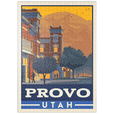 Darstellung des Puzzle Motivs puzzleplate American College Towns: Provo, Utah 500 Puzzle