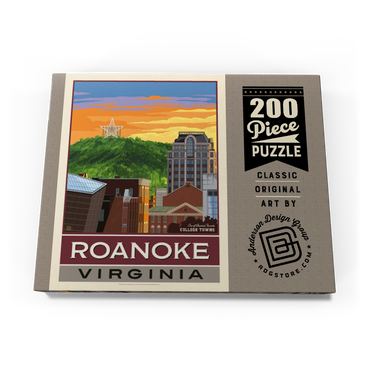 Darstellung des Puzzle Motivs American College Towns: Roanoke, VA 200 Puzzle Schachtel Ansicht3