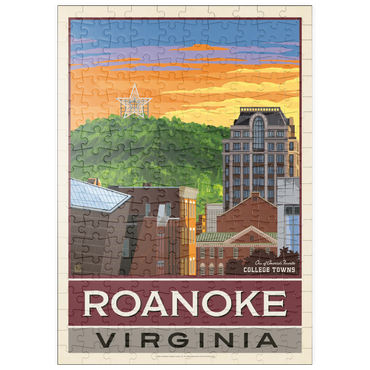 Darstellung des Puzzle Motivs puzzleplate American College Towns: Roanoke, VA 200 Puzzle