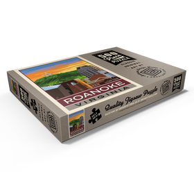 Darstellung des Puzzle Motivs American College Towns: Roanoke, VA - Puzzleteile: 500