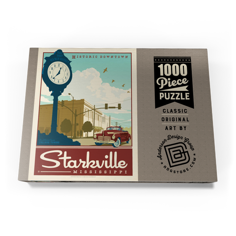 Darstellung des Puzzle Motivs American College Towns: Starkville, MS American College Towns: Starkville, MS 1000 Puzzle Schachtel Ansicht3