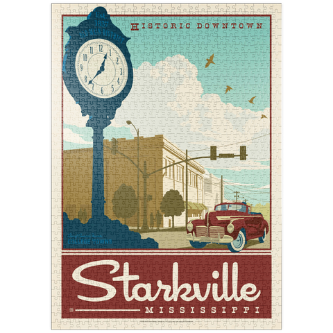 Darstellung des Puzzle Motivs American College Towns: Starkville, MS puzzleplate American College Towns: Starkville, MS 1000 Puzzle