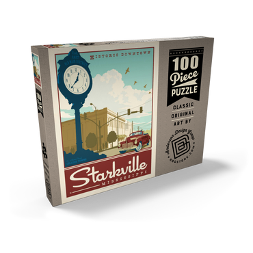 Darstellung des Puzzle Motivs American College Towns: Starkville, MS 100 Puzzle Schachtel Ansicht2