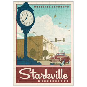 Darstellung des Puzzle Motivs American College Towns: Starkville, MS - Puzzleteile: 100