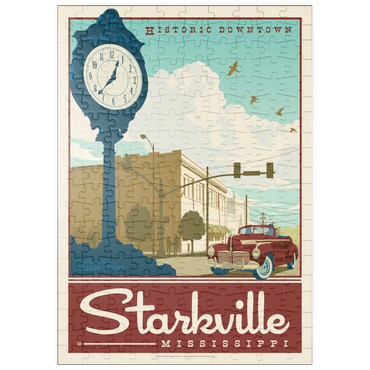 Darstellung des Puzzle Motivs puzzleplate American College Towns: Starkville, MS 200 Puzzle