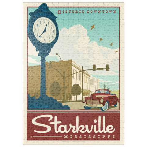 Darstellung des Puzzle Motivs American College Towns: Starkville, MS puzzleplate American College Towns: Starkville, MS 500 Puzzle