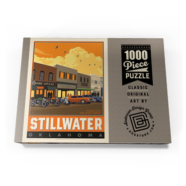 Darstellung des Puzzle Motivs American College Towns: Stillwater, OK 1000 Puzzle Schachtel Ansicht3