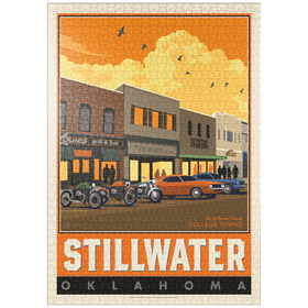 Darstellung des Puzzle-Motivs American College Towns: Stillwater, OK – Puzzleteile: 1000