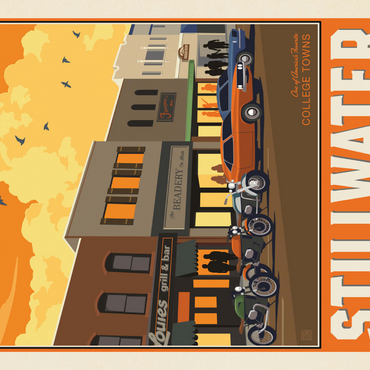 Darstellung des Puzzle Motivs American College Towns: Stillwater, OK 1000 Puzzle 3D Modell