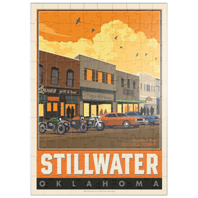 Darstellung des Puzzle Motivs American College Towns: Stillwater, OK - Puzzleteile: 100