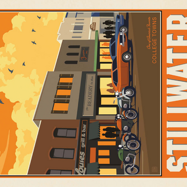 Darstellung des Puzzle Motivs American College Towns: Stillwater, OK 100 Puzzle 3D Modell
