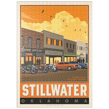 Darstellung des Puzzle Motivs puzzleplate American College Towns: Stillwater, OK 500 Puzzle