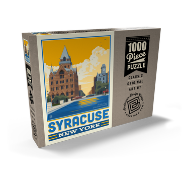 Darstellung des Puzzle Motivs American College Towns: Syracuse, NY 1000 Puzzle Schachtel Ansicht2