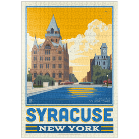Darstellung des Puzzle-Motivs American College Towns: Syracuse, NY – Puzzleteile: 1000
