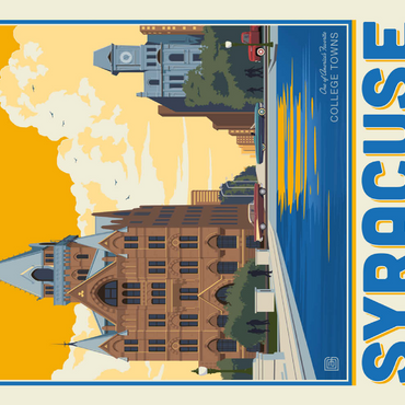 Darstellung des Puzzle Motivs American College Towns: Syracuse, NY 100 Puzzle 3D Modell