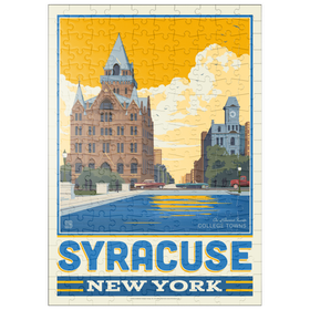 Darstellung des Puzzle Motivs American College Towns: Syracuse, NY - Puzzleteile: 200