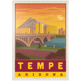 Darstellung des Puzzle-Motivs American College Towns: Tempe, AZ – Puzzleteile: 1000