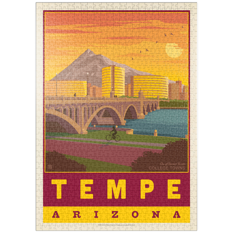 Darstellung des Puzzle Motivs American College Towns: Tempe, AZ puzzleplate American College Towns: Tempe, AZ 1000 Puzzle
