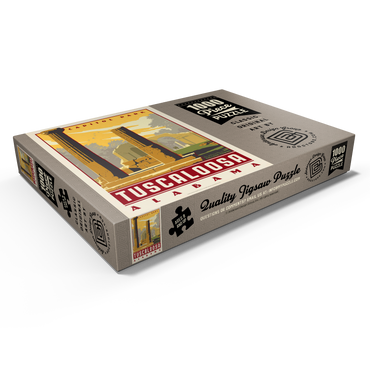 Darstellung des Puzzle Motivs American College Towns: Tuscaloosa, AL 1000 Puzzle Schachtel Ansicht1