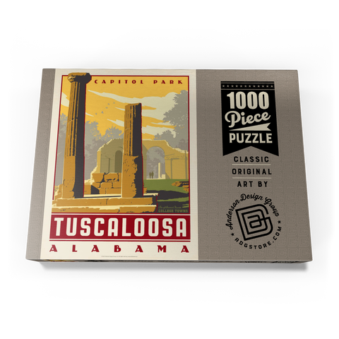 Darstellung des Puzzle Motivs American College Towns: Tuscaloosa, AL American College Towns: Tuscaloosa, AL 1000 Puzzle Schachtel Ansicht3