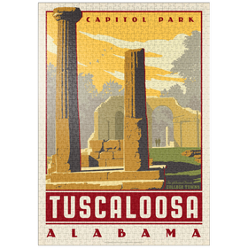 Darstellung des Puzzle-Motivs American College Towns: Tuscaloosa, AL – Puzzleteile: 1000