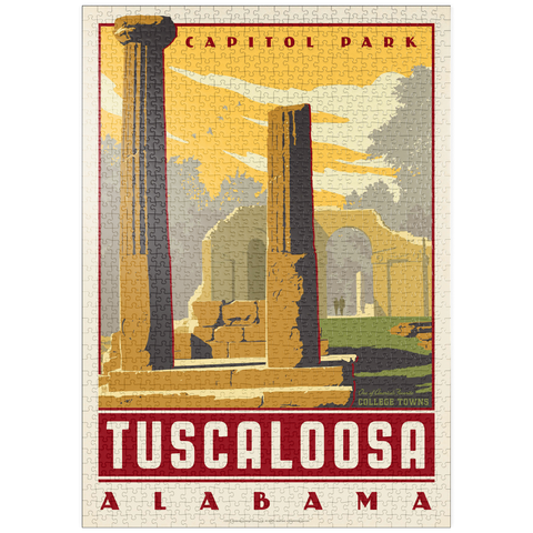 Darstellung des Puzzle Motivs American College Towns: Tuscaloosa, AL puzzleplate American College Towns: Tuscaloosa, AL 1000 Puzzle