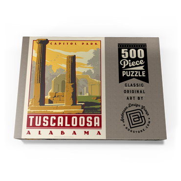 Darstellung des Puzzle Motivs American College Towns: Tuscaloosa, AL 500 Puzzle Schachtel Ansicht3