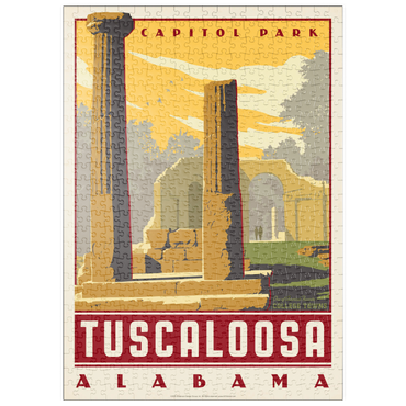 Darstellung des Puzzle Motivs puzzleplate American College Towns: Tuscaloosa, AL 500 Puzzle