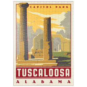 Darstellung des Puzzle Motivs American College Towns: Tuscaloosa, AL - Puzzleteile: 500