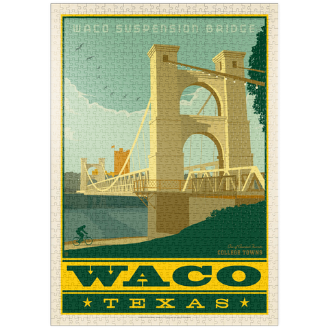 Darstellung des Puzzle Motivs American College Towns: Waco, Texas puzzleplate American College Towns: Waco, Texas 1000 Puzzle