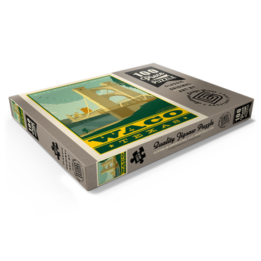 Darstellung des Puzzle Motivs American College Towns: Waco, Texas 100 Puzzle Schachtel Ansicht1