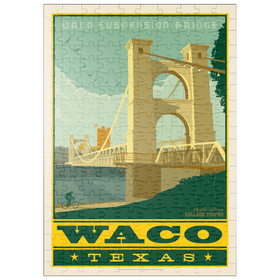 Darstellung des Puzzle Motivs American College Towns: Waco, Texas - Puzzleteile: 200