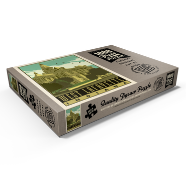Darstellung des Puzzle Motivs American College Towns: West Lafayette 1000 Puzzle Schachtel Ansicht1